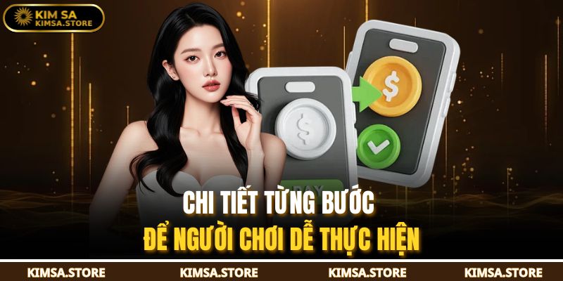 Chi tiết từng bước để người chơi dễ thực hiện